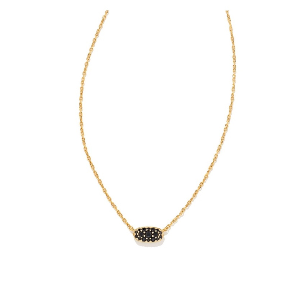 Kendra Scott Black and Gold Elegant Necklace - Picture 4 of 5
